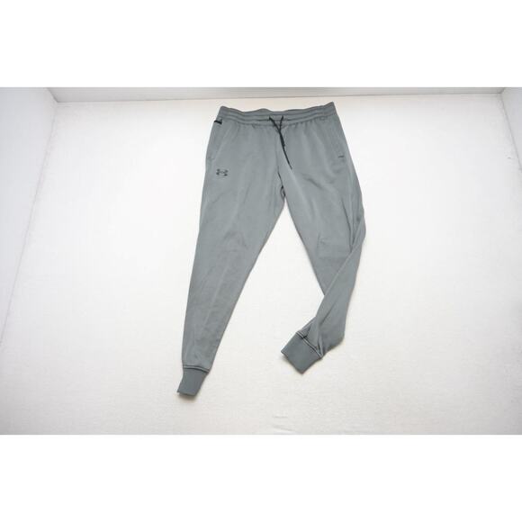 Under Armour Sweat Pants ColdGear Tapered Gray Athletic W/Pockets Mens XL - Picture 1 of 10